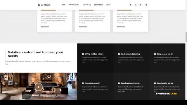 Stynirk - Single Property WordPress Theme architecture single property Arina смотреть онлайн
