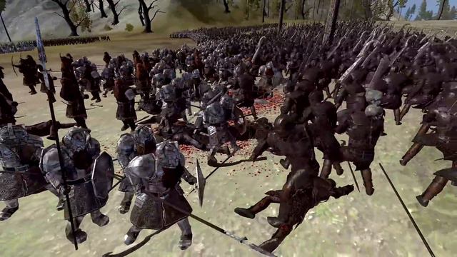 Штурм ЭРЕБОРА - Дайн 2 Железностоп защищает Одинокую Гору - Rise Of Mordor смотреть онлайн