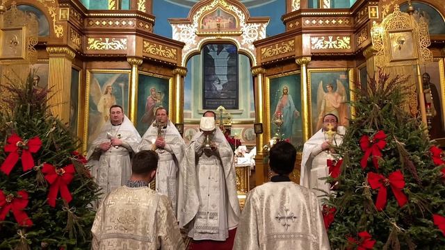 7 января 0:00 Литургия Рождество Господа Бога и Спаса нашего Иисуса Христа смотреть онлайн