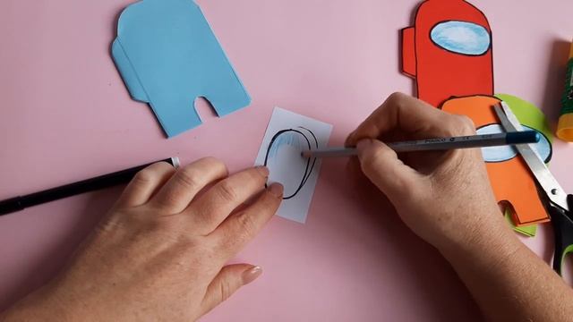 Как сделать блокнот / Блокнотик в стиле Among Us смотреть онлайн