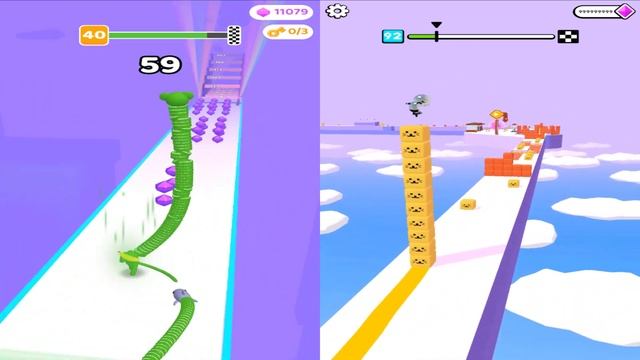 Satisfying Mobile Games 2023 - Long Neck Run, Cube Surfer, Giant Rush, Race Master 3D, Juice Run... смотреть онлайн
