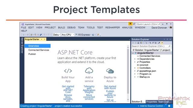 Project Template for the Angular.Net Starter App смотреть онлайн