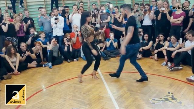 Daniel y Desiree - Bachata Sensual footwork & partnerwork [Usher - I Don't Mind] смотреть онлайн
