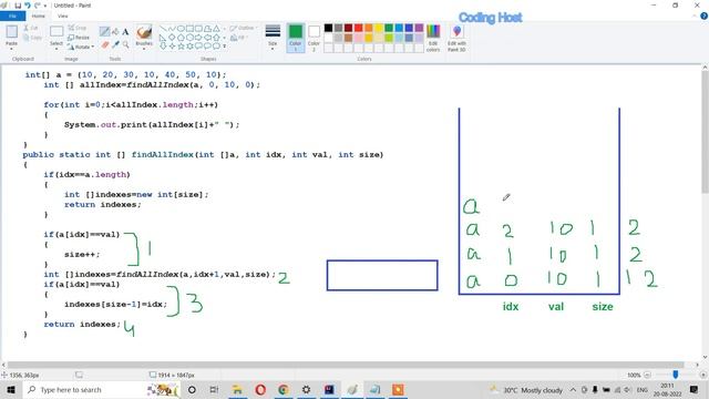 Find all index | Find all index using recursion in java | Find all index using recursion смотреть онлайн