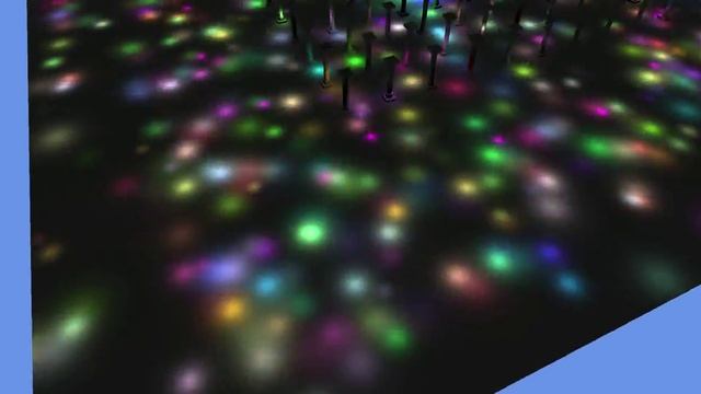 Direct X 11 Tile-Based Deferred Lighting Using Compute Shader, 1024 Point Lights