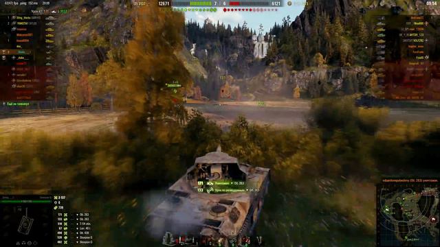 Карта ФЬОРДЫ! Супер позиция для рандома! _WOT смотреть онлайн