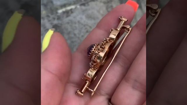 Золотая брошь 56 проба смотреть онлайн