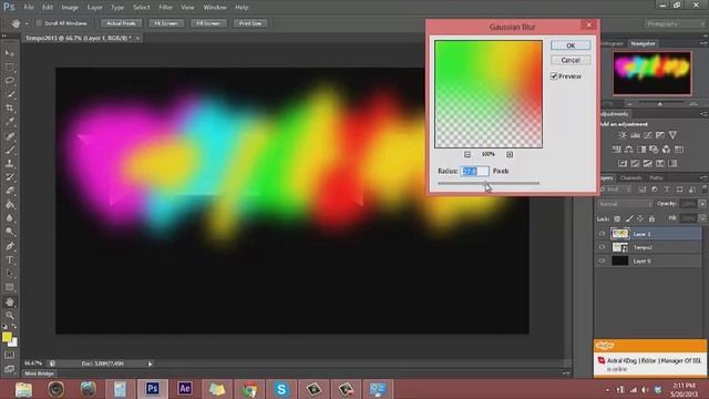 How To Make Cool Neon Text / Glow Effect in Photoshop CS6 Tutorial смотреть онлайн