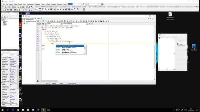 Циклы: Поиск счастливых билетов. Delphi 7 смотреть онлайн