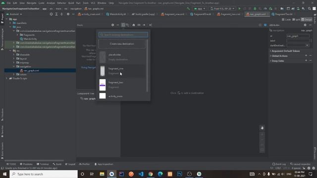 Navigate One Fragment To Another With Navigation Component | Kotlin | Android Tutorials смотреть онлайн