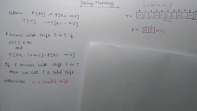 Naive String Matching Algorithm (English+Hindi) смотреть онлайн