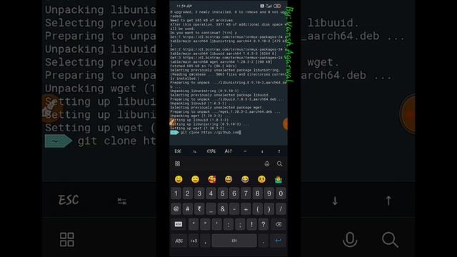 Install Ubuntu Terminal in Termux Prompt (no root) смотреть онлайн