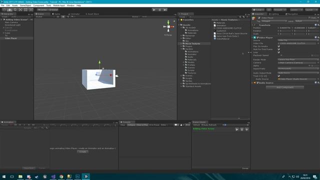 Unity3D Video Player - How to add video to your project! смотреть онлайн