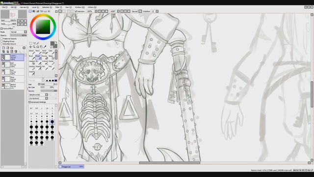 Warhammer Age Of Sigmar Speedpaint - Doomseeker Dagga Line Art
