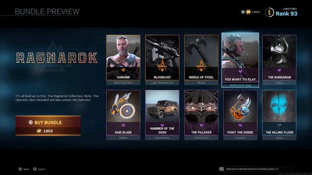 *NEW* RAGNAROK BUNDLE in MODERN WARFARE! MINOTAUR: GUNGIR SKIN in COD MW (RAGNAROK BUNDLE in COD MW смотреть онлайн