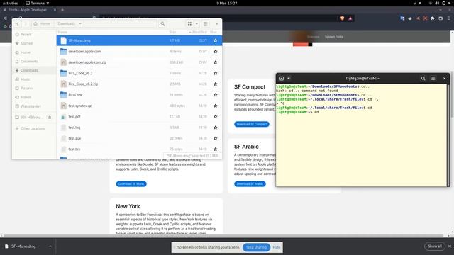 How To Install SF Font For Linux ?
