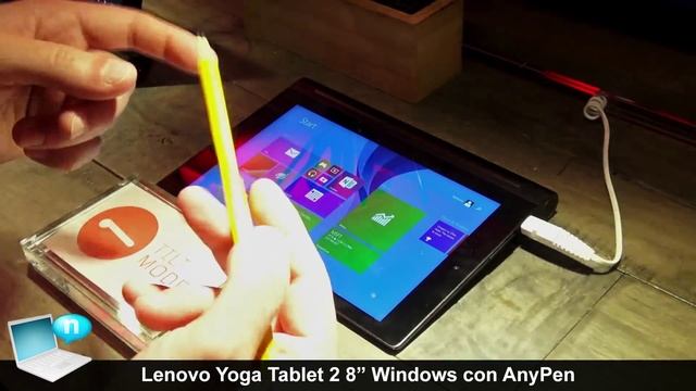 Lenovo Yoga Tablet 2 8 Windows con AnyPen (ITA) смотреть онлайн