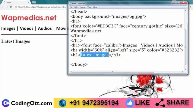 #46 HTML Website Project | HTML tutorial for beginners | Web Development Tutorial in Hindi смотреть онлайн