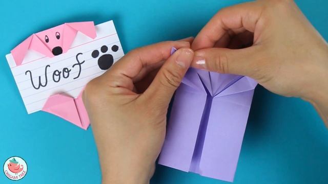 Origami Dog Heart Letter & Business Card Holder - How to Fold an Origami Dog & Origami Heart смотреть онлайн