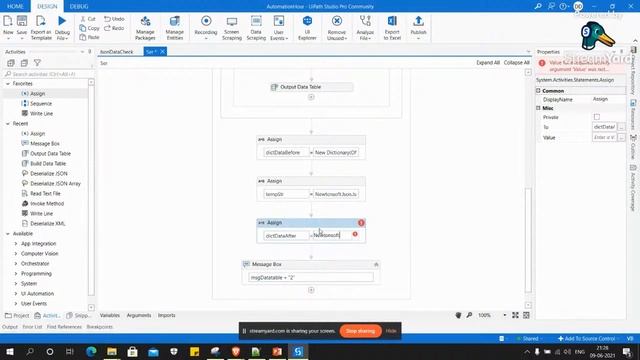 Play with Json using UiPath смотреть онлайн