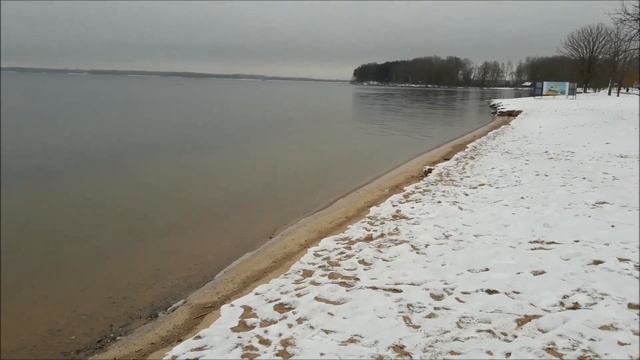 Мінскае мора ў асенне-зімовых адценнях Минское море Поздняя осень Minsk sea Late autumn смотреть онлайн