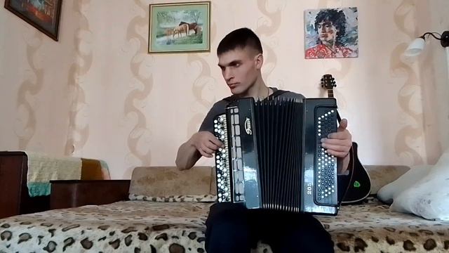 КИНО. Место для шага вперёд (мелодия на баяне)