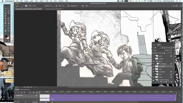 Kickstarter Animation in Photoshop. Comics In My DNA! смотреть онлайн