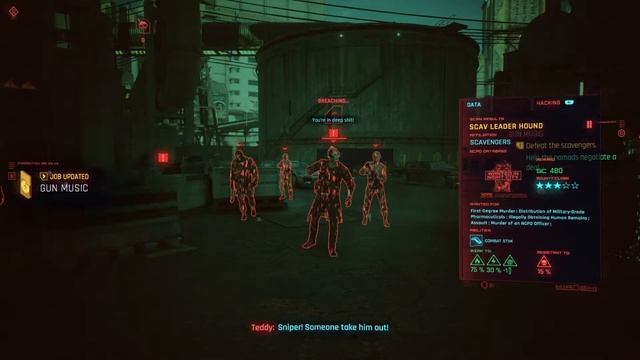 Cyberpunk 2077 - Gun Music: Talk To Carol and Cassidy: Help Nomads Negotiate a Deal PS5 Gameplay смотреть онлайн