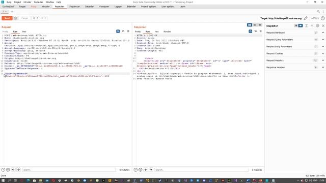 SQLi. Получение админ пароля на ROOT Me (QL injection - Authentication) смотреть онлайн