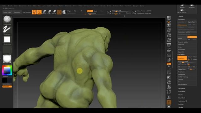 Zbrush 2019 BLENDER 2.91 Орк для анимации ВАРКРАФТ смотреть онлайн