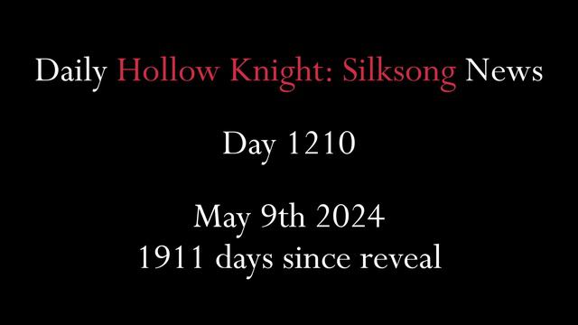 Daily Hollow Knight: Silksong News - Day 1210 смотреть онлайн