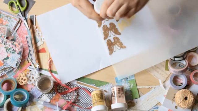 Скрапбукинг МК - как сделать красивое украшение смотреть онлайн