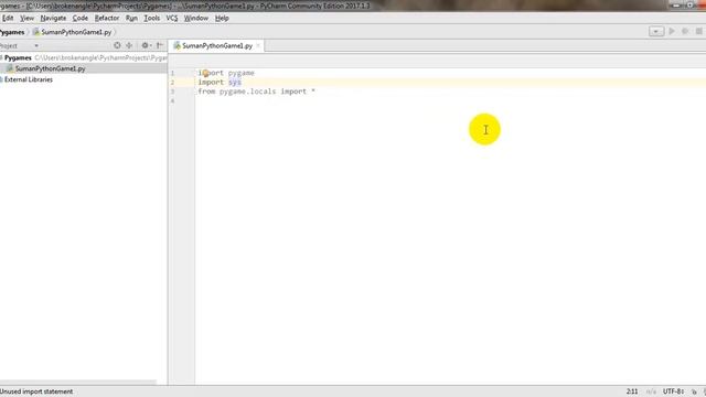 Series 1 - Python Game Development Using PyGame module смотреть онлайн