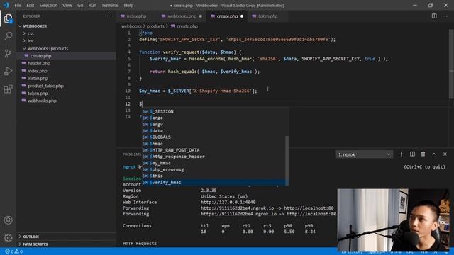 How To Create Shopify Webhooks w/ Shopify Apps смотреть онлайн