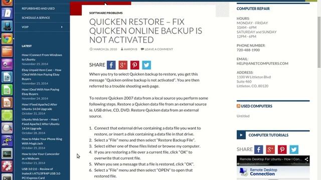 Quicken Restore - Fix Quicken Online Backup is Not Activated смотреть онлайн