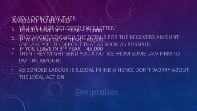 Can you leave Wipro without paying ? can you break Wipro bond | wilp смотреть онлайн