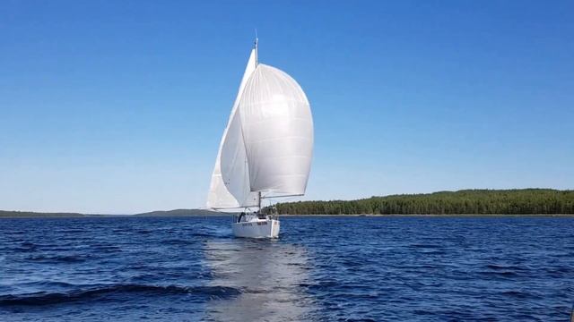 По Белому морю под парусом, июль 2021 года смотреть онлайн