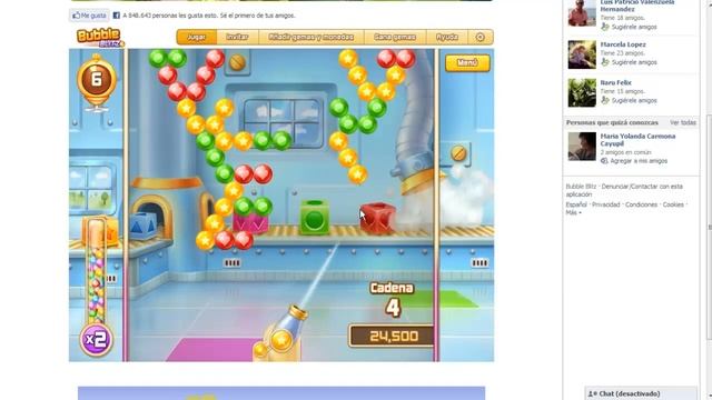 Bubble Blitz Facebook Gameplay + Link смотреть онлайн
