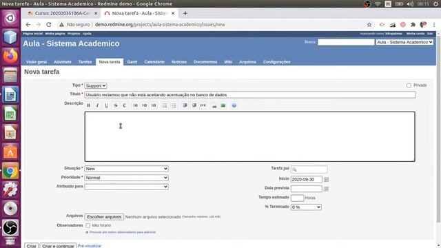 Gerenciamento de Mudanças - apresentação do Redmine смотреть онлайн