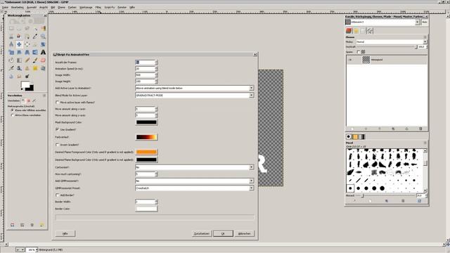 Gimp Tutorial Fire Animation Text смотреть онлайн