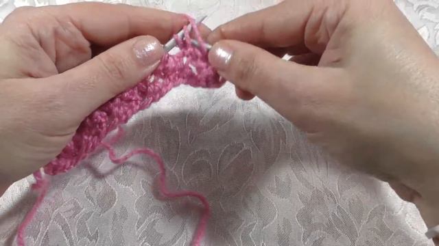 Узор спицами 