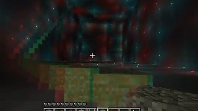 Minecraft anaglyph 3D (Red-Blue glasses) huge mine смотреть онлайн