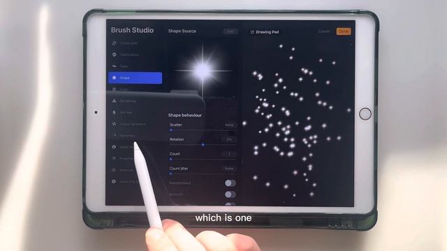 How to make a starry brush in Procreate смотреть онлайн
