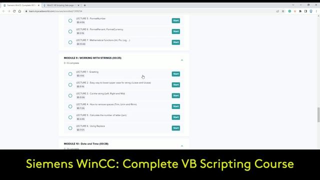 #WinCC : Complete VB Scripting Course for WinCC V7 & WinCC TIA смотреть онлайн