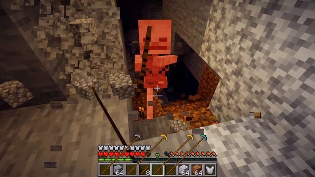 Майнкрафт но Лайфхак Как Создать Длинную Кирку Гайд мод Minecraft смотреть онлайн