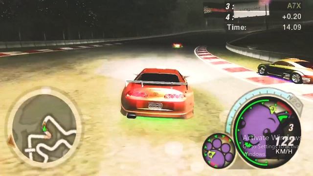 Need For Speed Underground 2 - BALAPAN DI SIRKUIT PAKE TOYOTA SUPRA BAR BAR смотреть онлайн