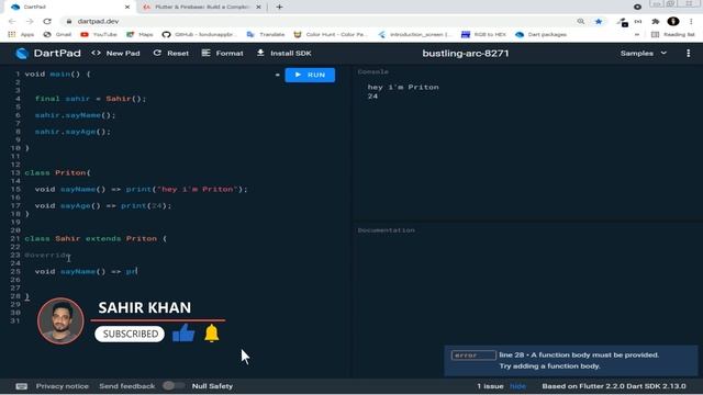Override | Dart Bangla Tutorial | Learn Dart | Sahir Khan смотреть онлайн