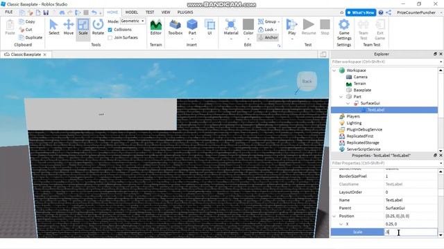 Add Text Labels to Parts SurfaceGui (Roblox Studio for New Beginners Series 2) (N202) смотреть онлайн