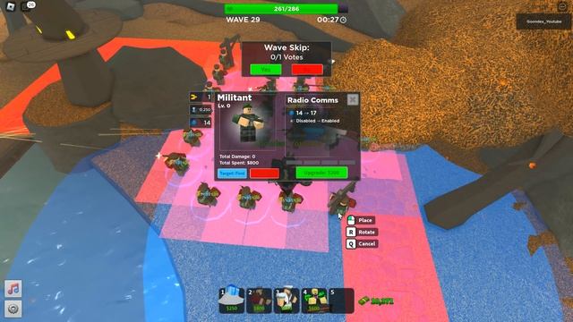 Lumberjacks protect their campfire Roblox Tower Defense Simulator смотреть онлайн