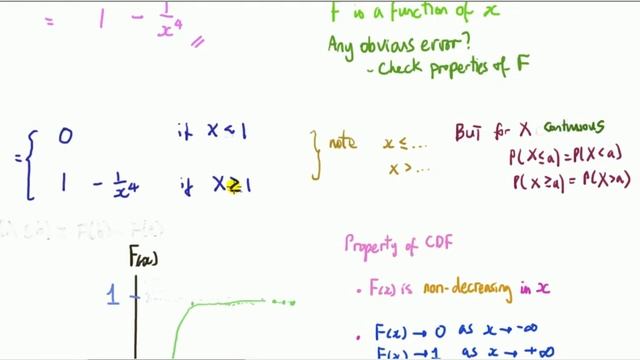#70 Cumulative distribution function, cdf, from a probability density function - simple example смотреть онлайн